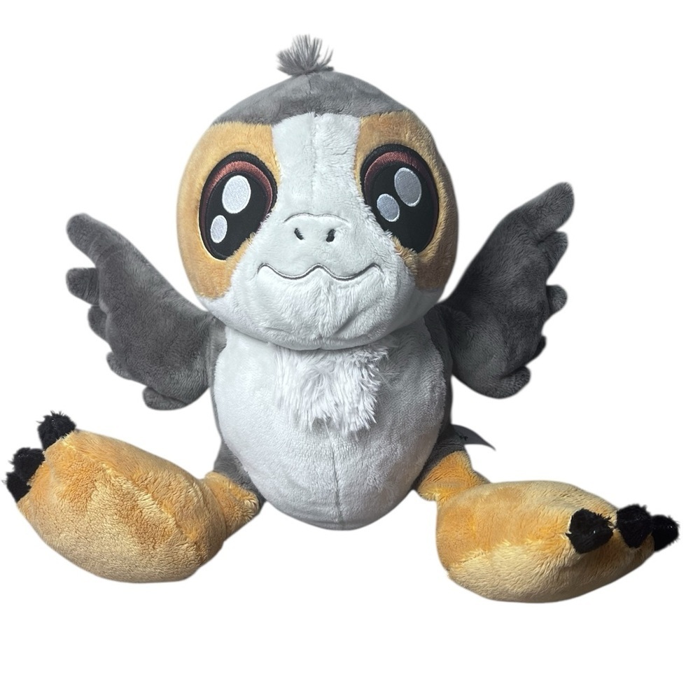 DISNEY PARKS STAR WARS PORG BIG FEET PLUSH 14" Stuffed Animal The Last Jedi - Picture 9 of 9